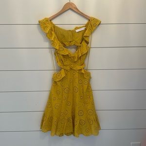 ASTR gold sundress